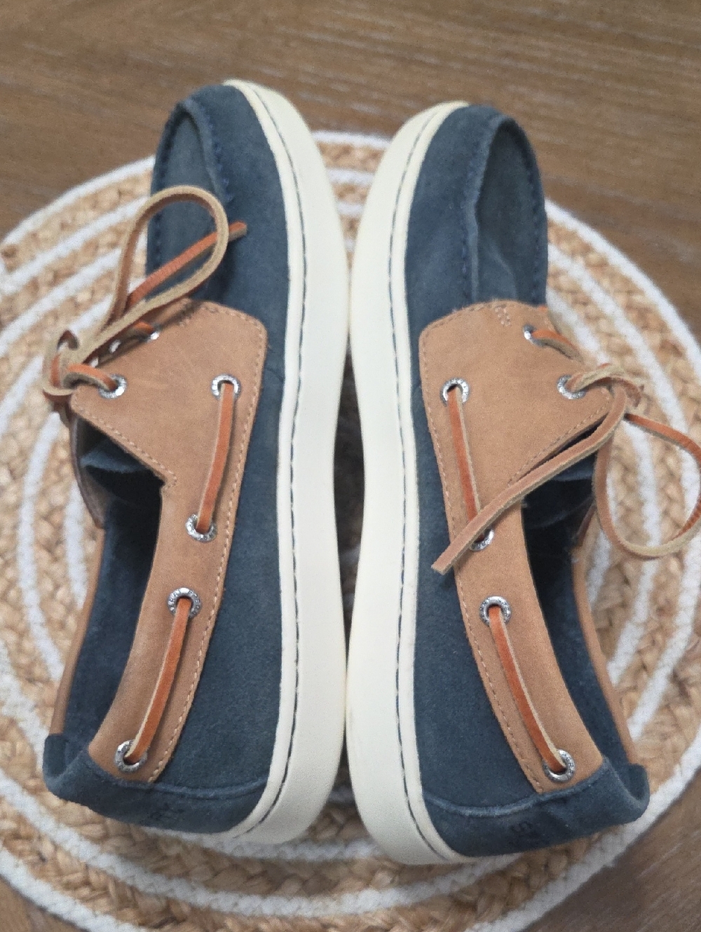 Sperry Mens Suede 2 Eye Boat Shoes, Size 9 - Picture 7 of 9
